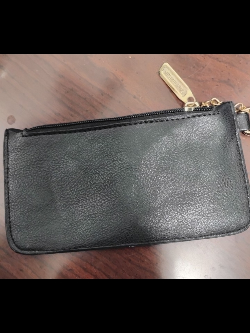 Michael Kors Black Leather Pouch Wallet